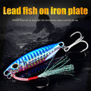 15g Casting Jigging Spoon  Fishing Sea Bass Artificial Bait (LF094C) Newly