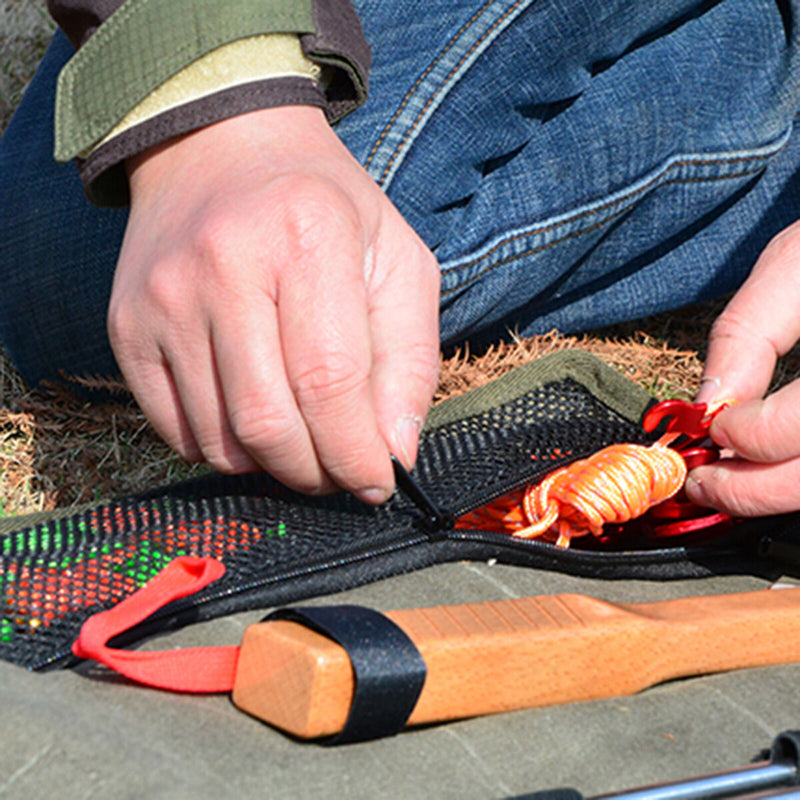 Tents Nail Storage Bag, Heavy Duty Hammer Stakes Pegs Tents Accessories Holder