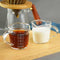 70ml Heat Resistant Double Spout Glass Coffee Measuring For Kitchen Home X9O2
