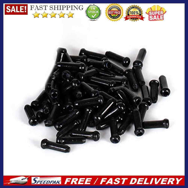50x Bicycle MTB Brake Wire End Core Caps Aluminum Alloy Bike Shifter Cable