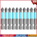 50mm PH2 Cross Head Drill S2 Electric Magnetic Screwdriver Bits (10pcs)