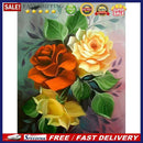 5D Full Round Drill Diamond Painting DIY Flower Kits Picture Rhinestones Craf