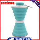 Gym Sports 500mL Collapsible Soft Kettle Outdoor Cycling Silicone Water Bottle