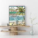 5D Diamond Painting DIY Beach Coconut Tree Full Round Drill Wall Decor Crafts