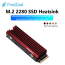 FinalCool IceSoul 08 M.2 NVME NGFF 2280 SSD Hard Disk Heat Sink (Red)