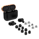 Ear Tips In-Ear Earbuds Cover Set for Sony WF-1000XM4 WF-1000XM3 (Black)