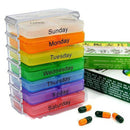 7 Days Weekly Pill Box Storage Case Healthcare Tablet Sorter B