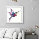 5D Partial Special Shaped Diamond Painting Hummingbird Poster Kit (UP253) Newly