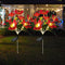 7 Head Solar LED Orchid Light Outdoor Waterproof Flowers Garden Stake Fence