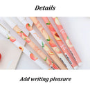 Gifts Creative Office Supplies School Peach Pattern Gel Pen Stationery Student
