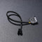 2pcs Sleeved SATA 15Pin to Small 4Pin Fan Power Adapter Extension Cable