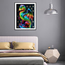 5D DIY Diamond Painting Colorful Pterosaur Full Round Drill Mosaic Art Picture