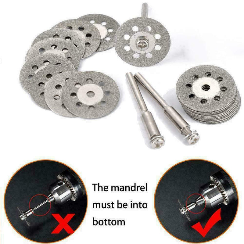 10PCS Diamond Cutting Wheel Saw Blades Cut Off Discs Sale Rotary Tool Set E6B4
