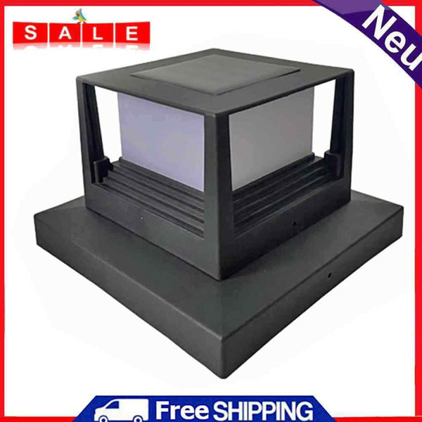 Solar Column Light LED Outdoor Lighting Fence Gate Pillar Garden Courtyard Lamp