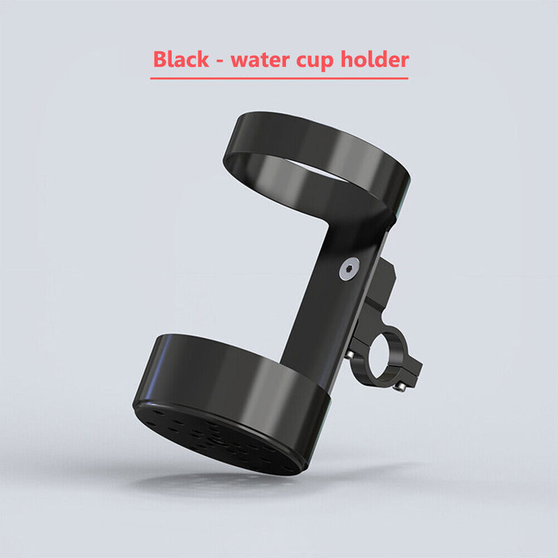 MTB Road Bicycle Bottle Holder Aluminum Alloy Bike Kettle Cup Rack (Black) Newly