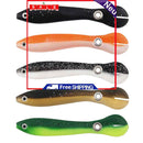 Soft Plastic Swimbait Paddle Tail Shad Lure Soft Bass Shad Bait 3.94in 5pcs
