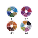 Mixed Color Fashion Jewelry Piercing Nail Dangle Ring Metal Alloy Glitter