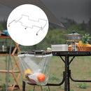 Outdoor Portable Waste Rack Rubbish Bag Holder Trash Bag Frame Hanging Rack