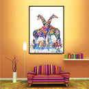 DIY Giraffe Diamond Painting 5D Cross Stitch Embroid Rhinestones Kits Decor