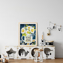 daisy Diamond Painting Kit Full Round Rhinestone Wall