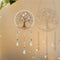 DIY Crystal Prism Teardrop Pendant Diamond Painting Kit Wind Chime (PFL12) Newly