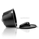 Coffee Capsules Filter Cup Refillable Coffee Dripper Tea Baskets (Black)
