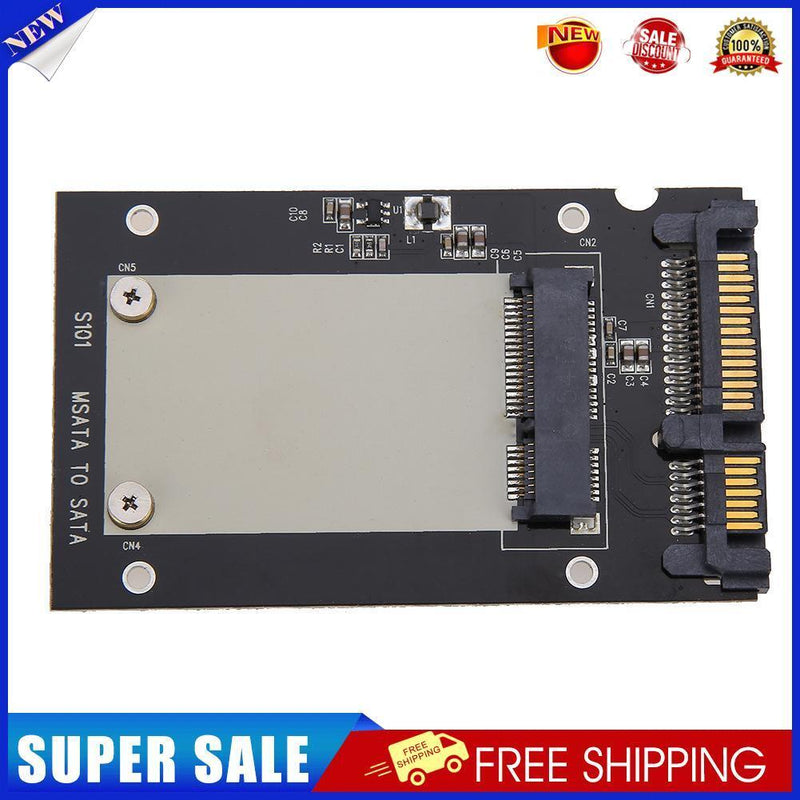 mSATA SSD to 2.5in SATA Convertor Adapter Card Computer Transition Card*2