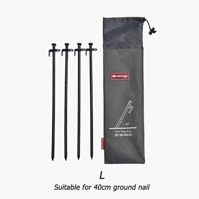 Tent Pegs Bag Camping Wind Rope Tent Nail Storage Pouch Travelling Accessorie