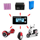 Battery Capacity Indicator Lead Acid Lithium Voltmeter for Motorcycle (B)