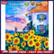 Flower Oil Paint By Numbers Kit DIY Home Decoration Gift Wall Art Picture C