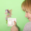 DIY Angel Diamond Painting Switch Stickers Home Luminous Decorative Wall Decals