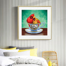 5D DIY Full Round Drill Parrot Diamond Painting Embroidery Art Craft Home Decor
