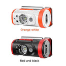 LED Headlamp Fishing Headlight Motion Sensor Camping Light (Reddish Black)
