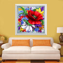 5D DIY Round Drill Diamond Painting Flower Cross Stitch Embroidery Mosaic Newly