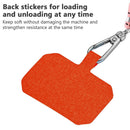 Universal Mobile Phone Lanyard Cellphone Rope (Pink Black + Orange Card) Newly