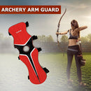 #A 600D Nylon Adjustable Arm Guard Protection Archery Bow Arrow Forearm Protecto