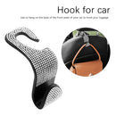 Bling Car Seat Hanger ABS Rhinestone Vehicle Hook for Hanging Clothes Coats