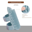 Cat Corner Scratching Rubbing Brush Massage Comb Scratcher Pet Toys (Blue) Newly