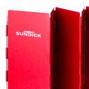 Foldable Stove Windshield Portable Camping Stove Windbreak (Red 10pcs)