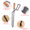 Barbecue Charcoal Clip Wood Grabber Outdoor Camping BBQ Cooking Fire Tongs Newly