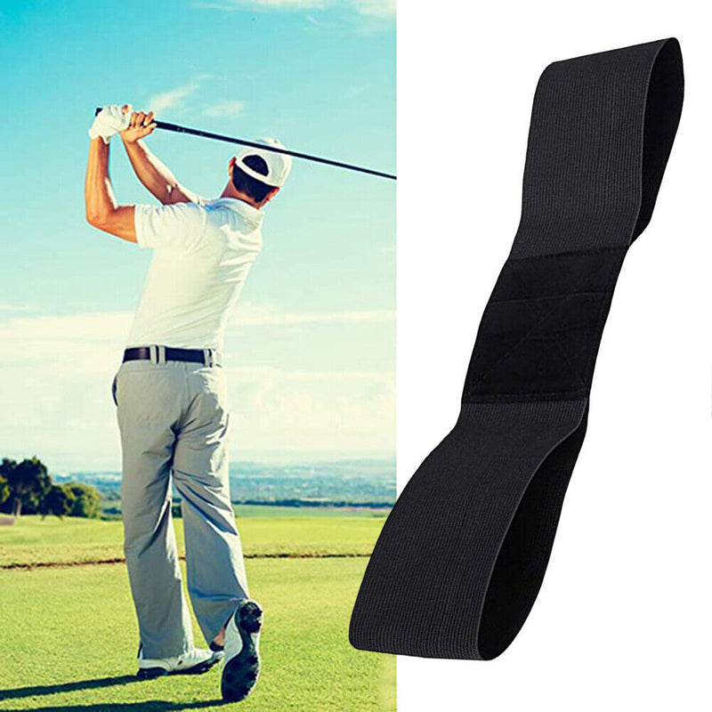 Golf Correction Belt Golf Swing Trainer Elastic Arm Band Alignment Training