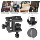 Camp Light Adjustable Bracket Stand & Desk Clip for Outdoor Camping Lamp & Ta