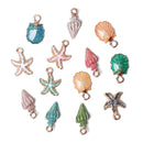 Earring Craft Making Ocean Pendants Sea Shell Conch Charms Handmade Accessories