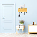 Wooden Door Back Storage Rack Key Hanger Decorative Small Wall Hook (NO 2) Newly