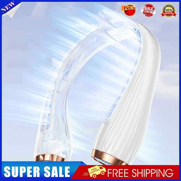 #A Portable Cooler Mute Hanging Fan Bladeless Air Cooling Fans for Summer Suppli