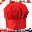 Adjustable Elastic Men Women Mushroom Cap Cooking Kitchen Chef Hats (Red) Newly