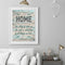 Digital Paint Calligraphy Painted By Numbers On Canvas Wall Decor