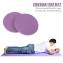 1 Pair Plank Workout Round Knee Pad Fitness Push-ups Yoga Mats (Purple)