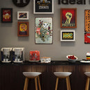 Flower Owl Retro Metal Plate Tin Sign Plaque Poster Wall Home Decor Iron Paints