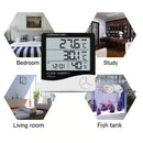 With Clock HTC-2 Hygrometer Humidity Meter Temperature Meter Thermometer